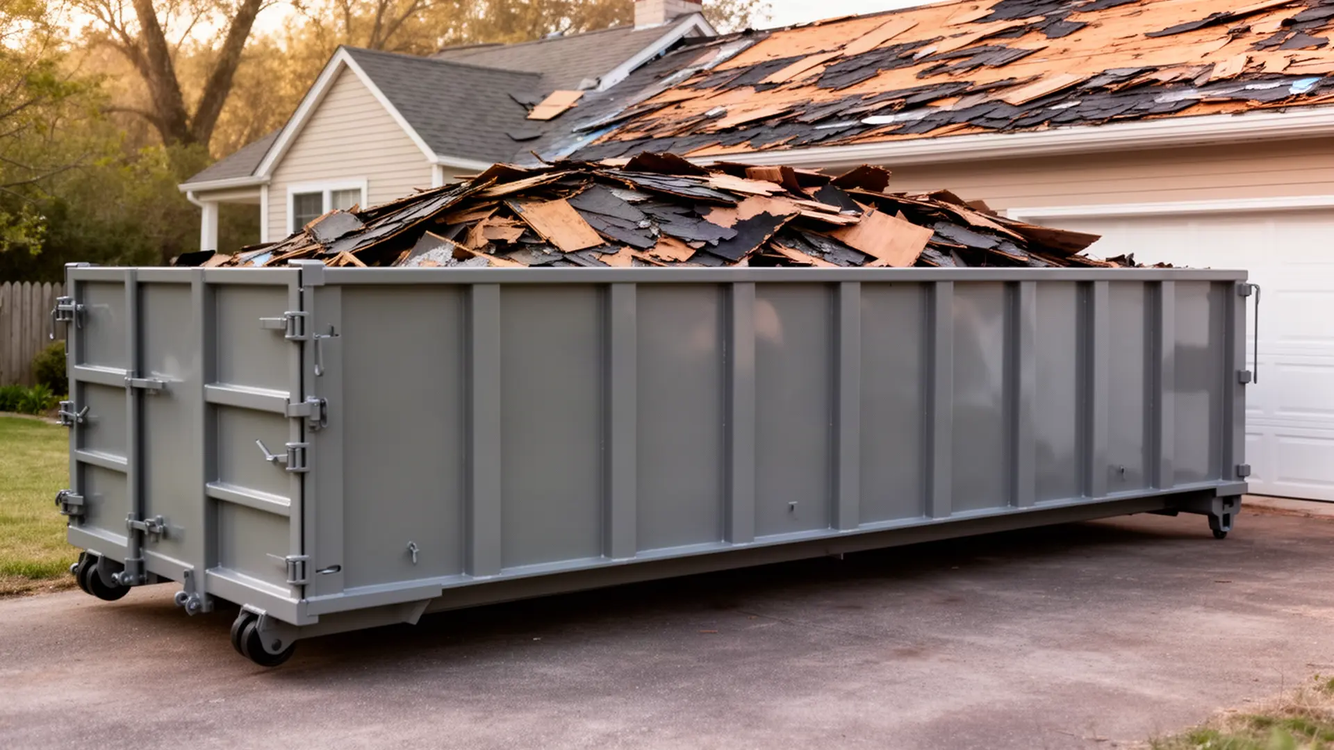 Roll-off dumpster from Chairez & Dickerson Hauling in Corpus Christi, TX